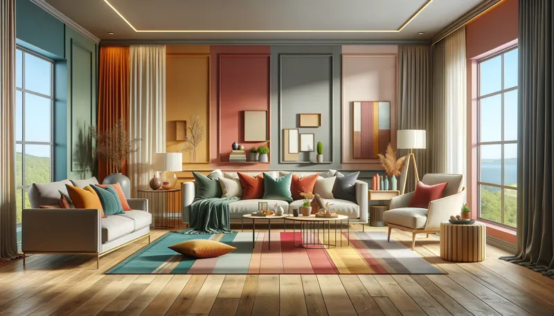 De 10 bästa färgkombinationerna för ditt vardagsrum