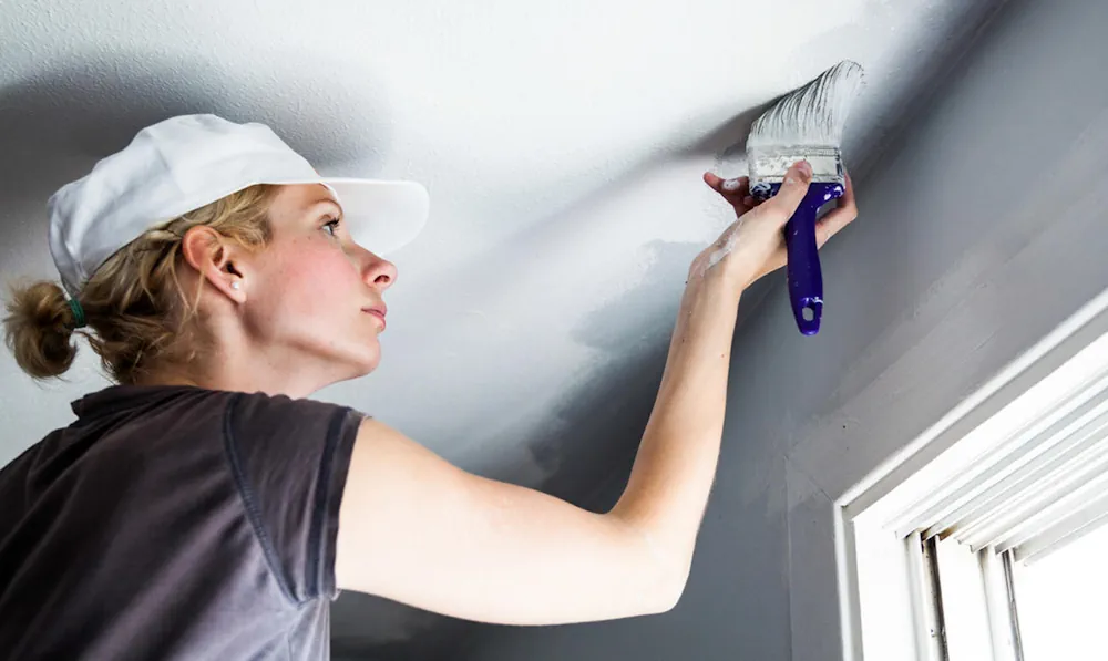 Måla ner taket på väggen