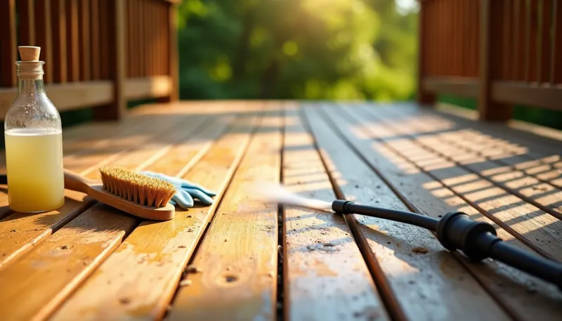 Tvätta trädäck – knepen som får altanen att kännas som ny